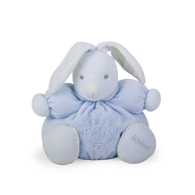  perle peluche lapin bleu 25 cm 